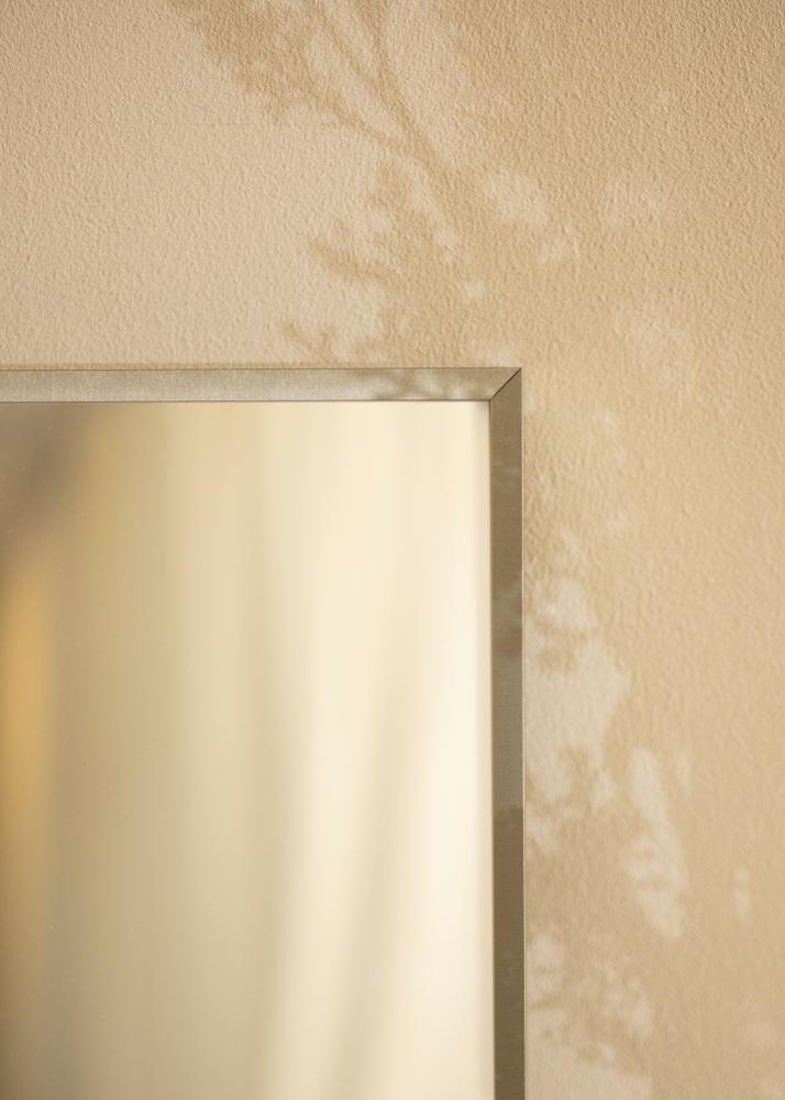 Spegel Nilsen Premium Alpha Borstat Stål - Egna Mått