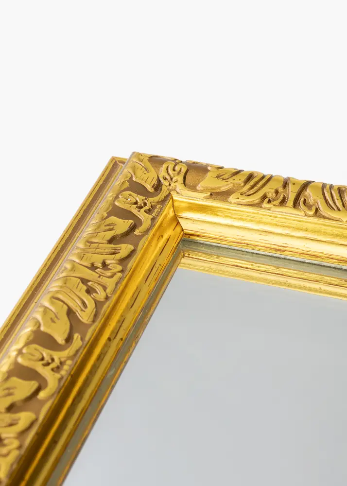 Spegel Nostalgia Guld 85x85 cm