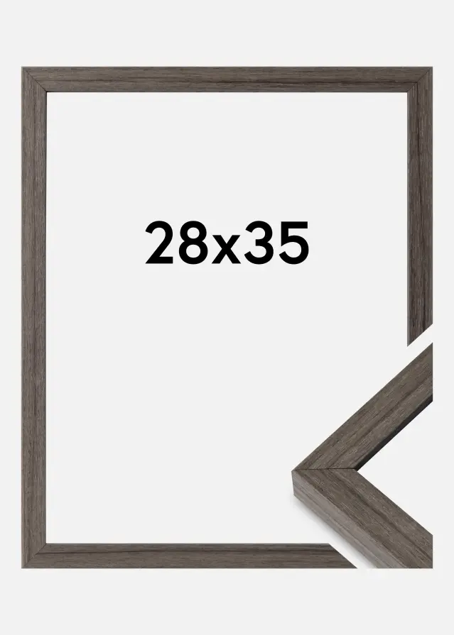Ram Hermes Akrylglas Grey Oak 28x35 cm
