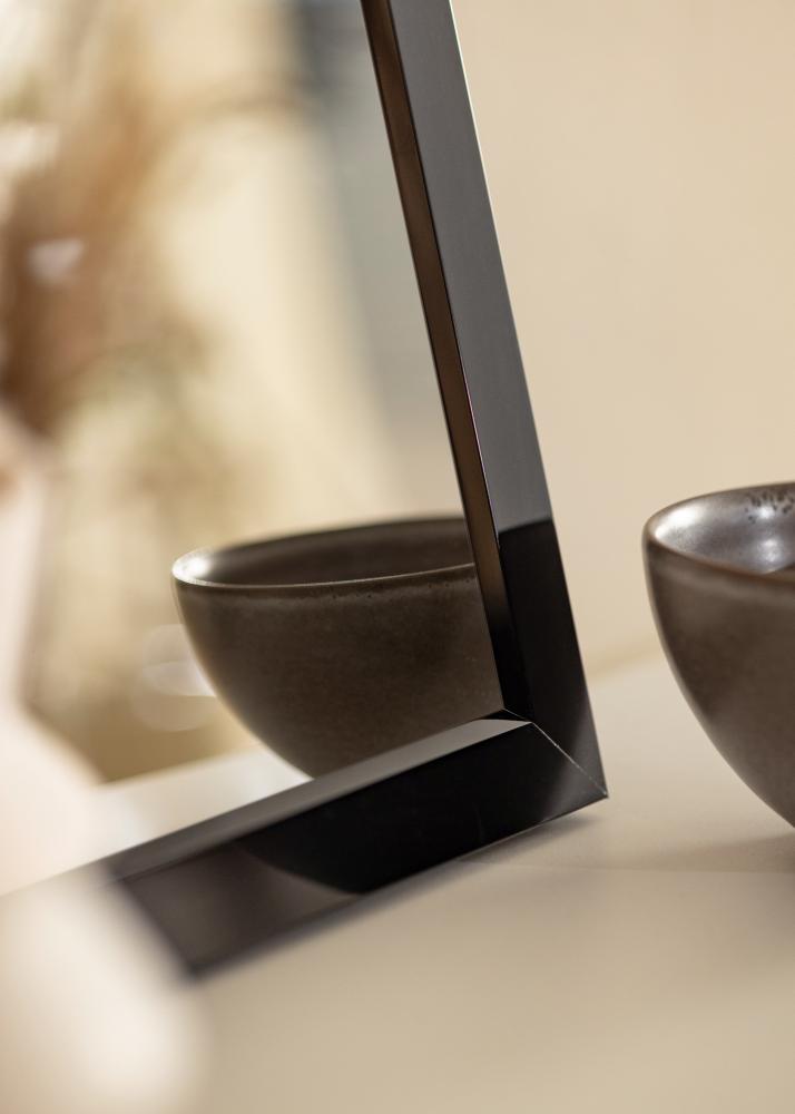 Spegel Åsarna Blank Svart - Egna mått