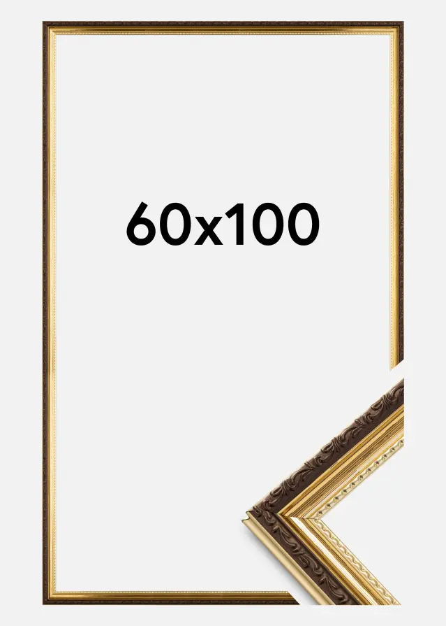 Ram Abisko Guld 60x100 cm