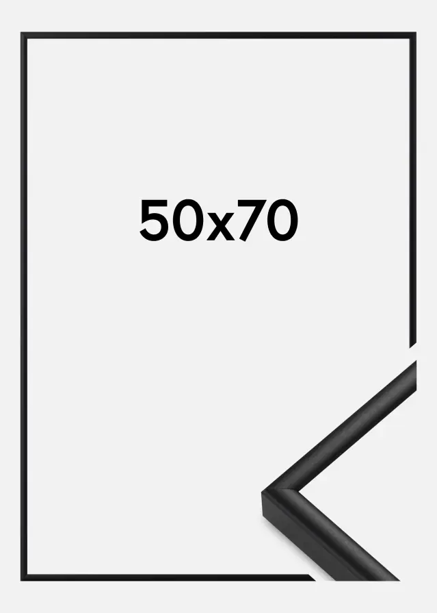 Ram Nielsen Premium Classic Matt Svart 50x70 cm