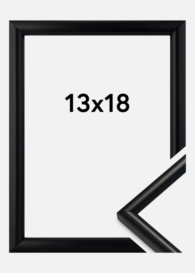 Ram Newline Svart 13x18 cm