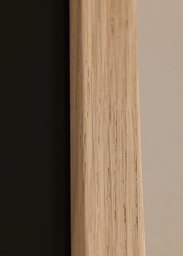 Ram Oak Wood 60x90 cm - Passepartout Svart 50x80 cm