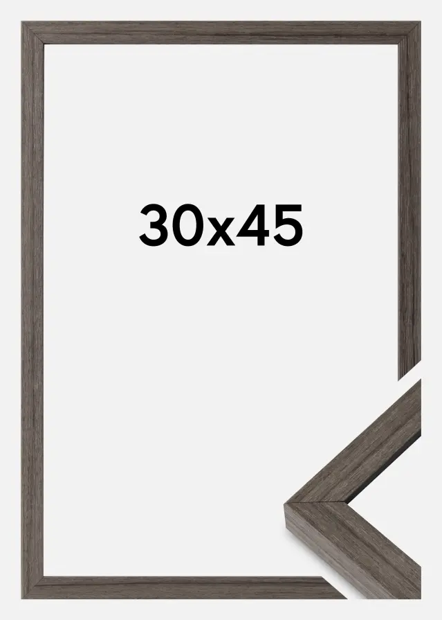 Ram Hermes Akrylglas Grey Oak 30x45 cm