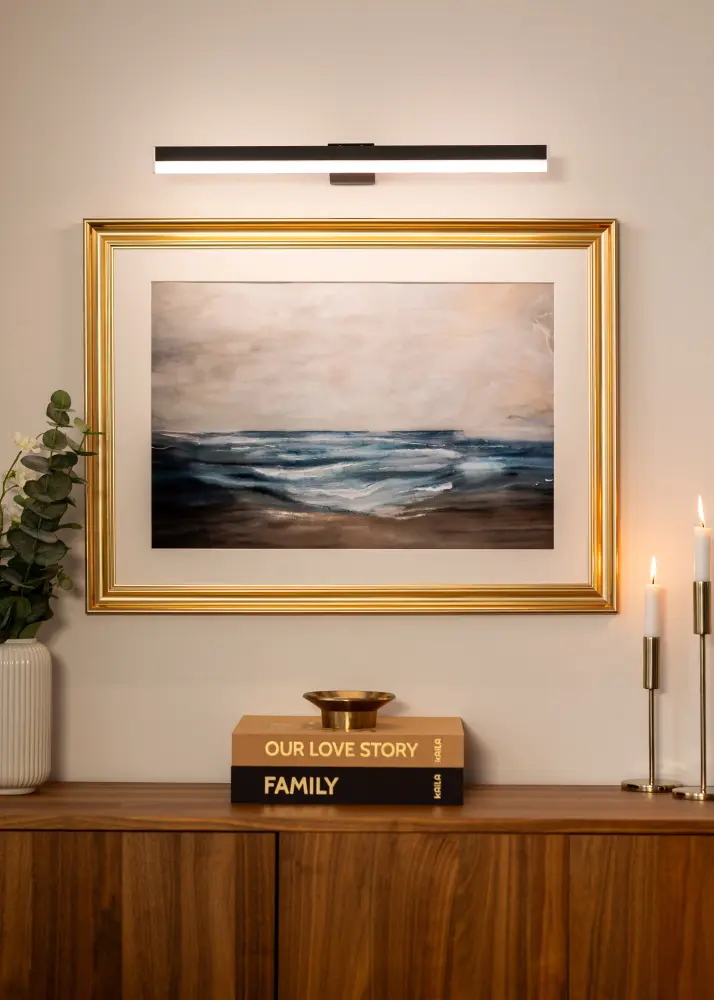 KAILA Radiate Batteridriven Tavelbelysning 55 cm - Svart