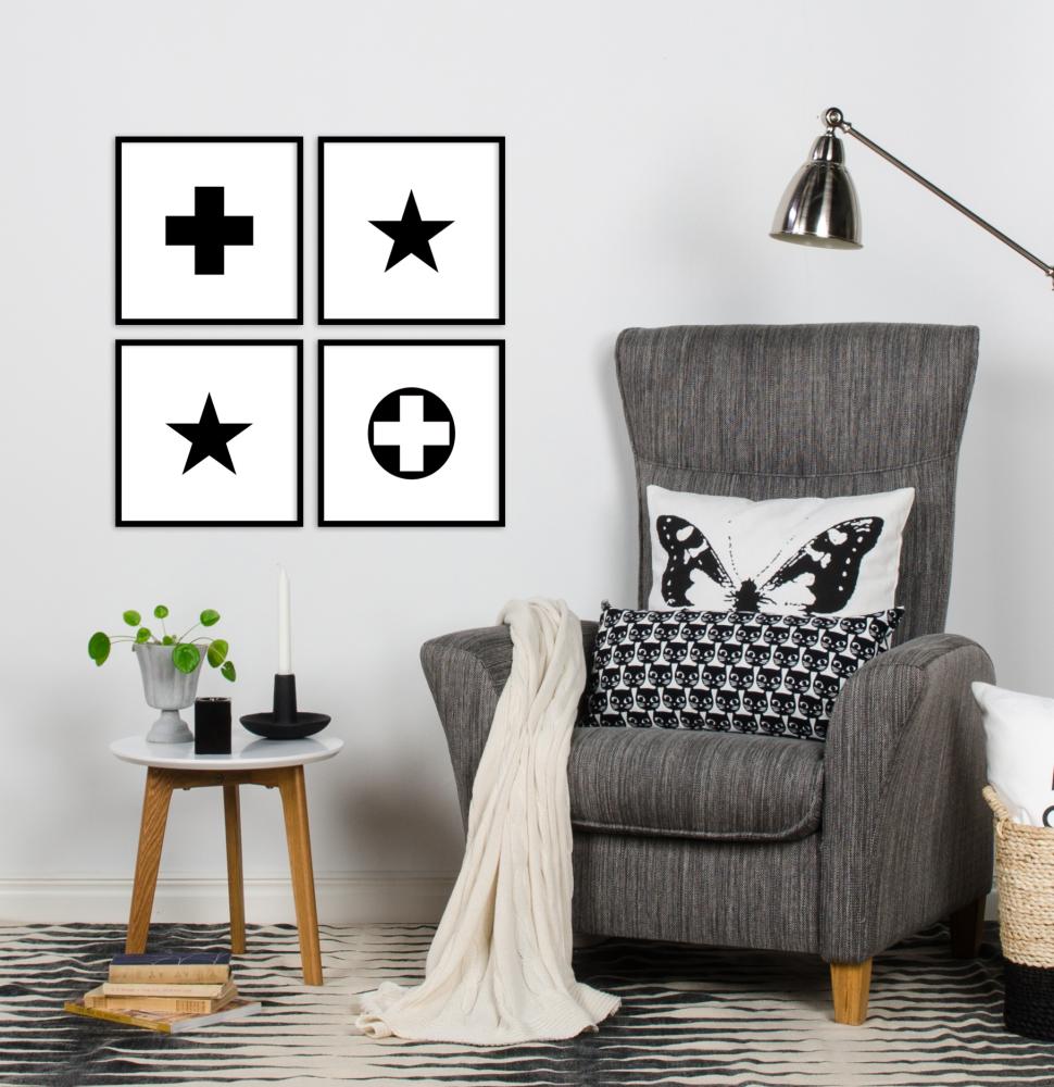 Kors i cirkel Poster