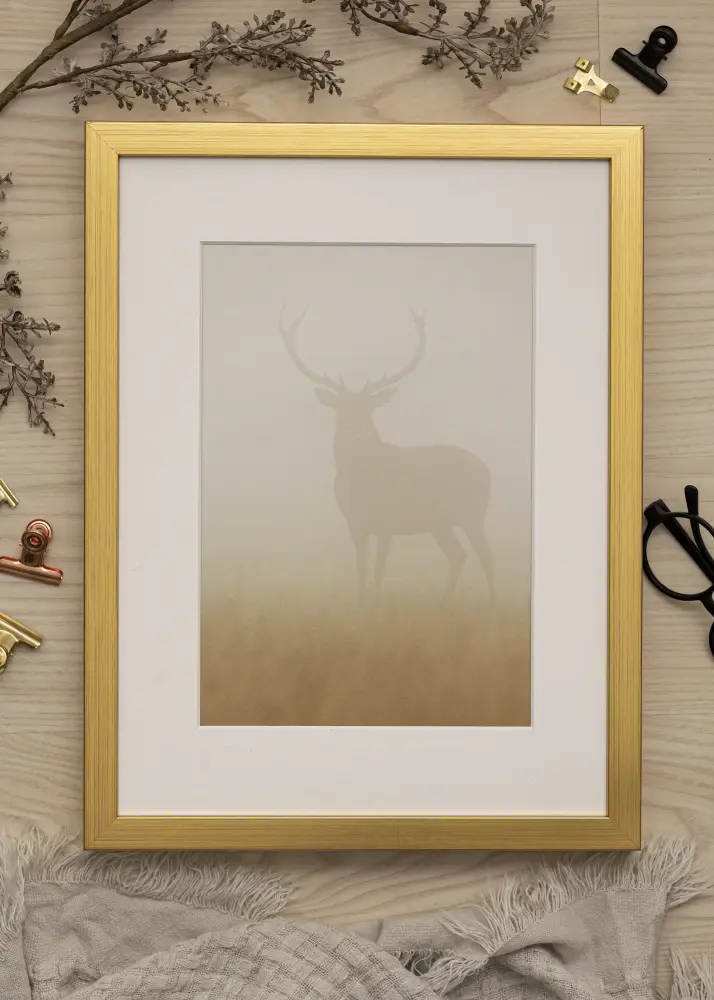 Ram Falun Guld 15x20 cm