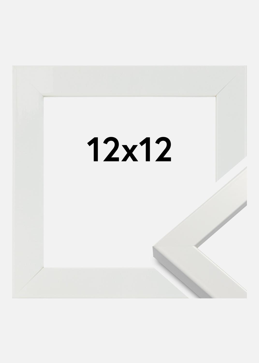 Ram White Wood Glossy 12x12 cm - Ramar