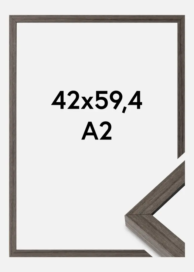 Ram Hermes Akrylglas Grey Oak 42x59,4 cm (A2)