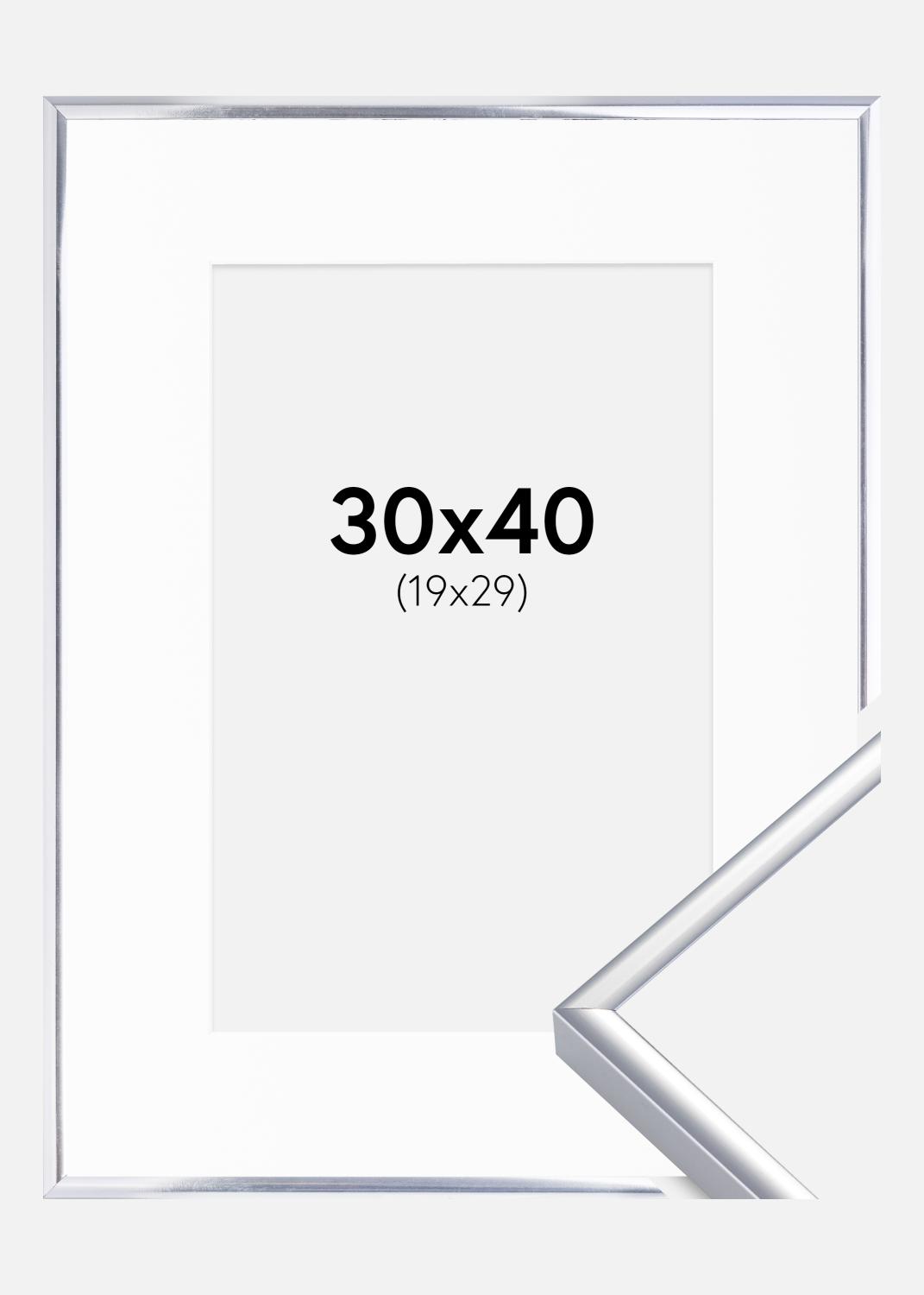 Product Image for Ram Aluminium Blank Silver 30x40 cm - Passepartout Vit 20x30 cm