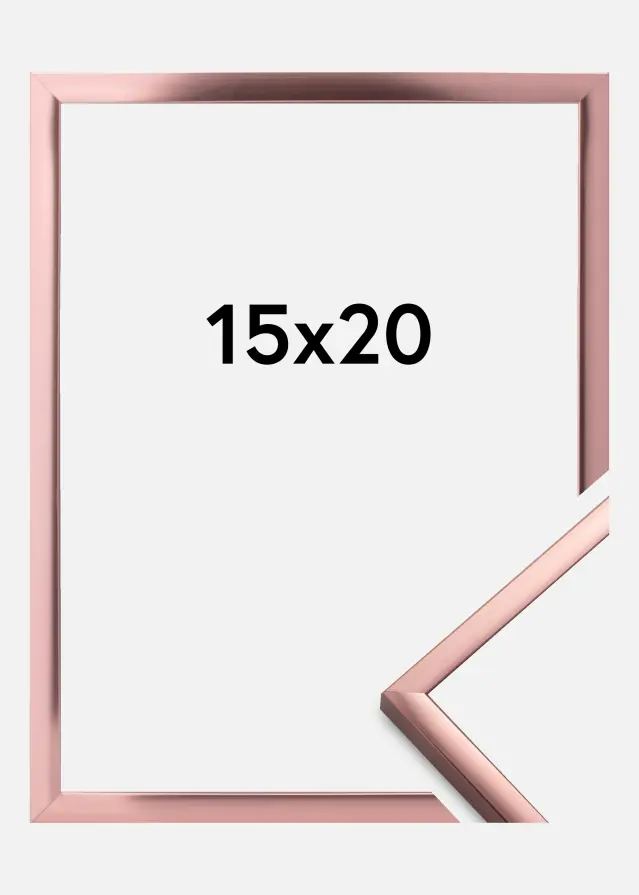 Ram Poster Frame Aluminum Roséguld 15x20 cm