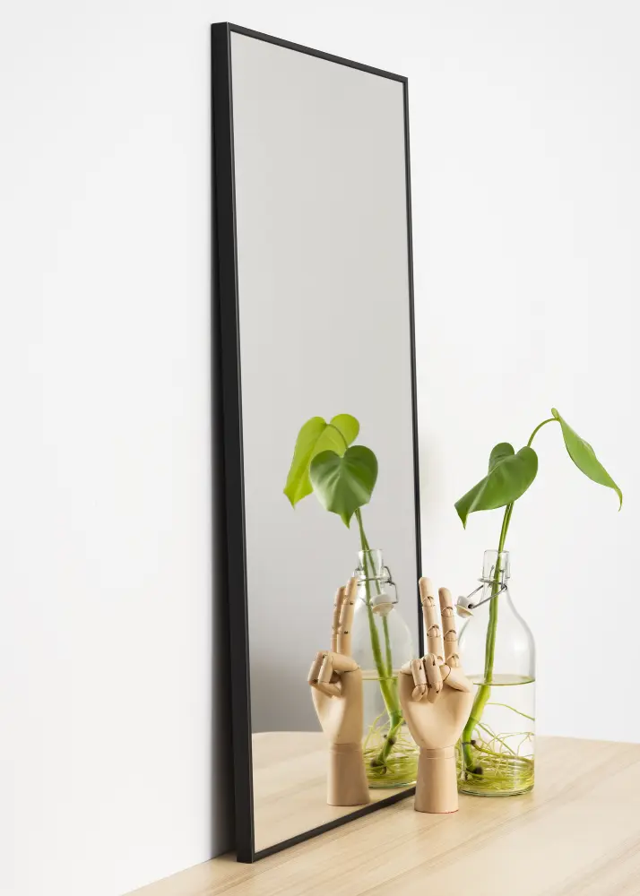 Spegel Narrow Svart 41x81 cm