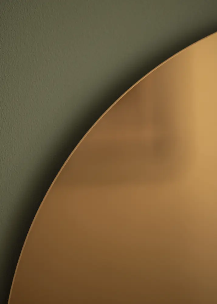 KAILA Rund Spegel Rose Gold 50 cm Ø