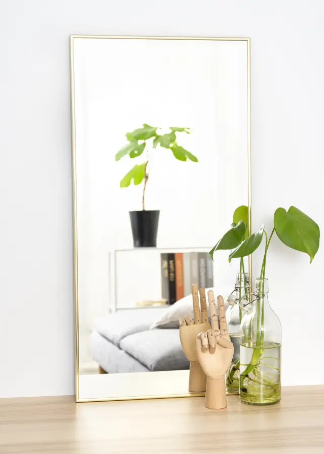 Spegel Narrow Guld 40,5x80,5 cm