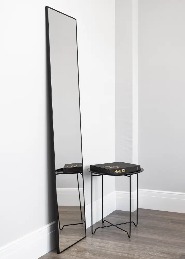 Spegel Narrow Svart 41x171 cm