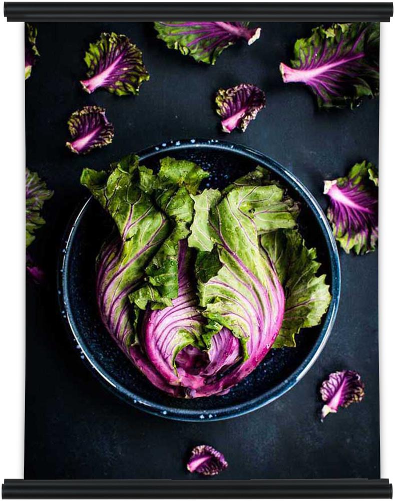 Posterhängare Aluminium Svart - 50 cm