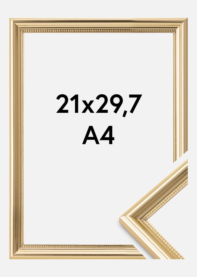 Ram Gala Akrylglas Guld 21x29,7 cm (A4)