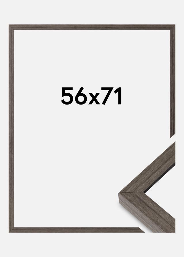 Ram Hermes Akrylglas Grey Oak 56x71 cm
