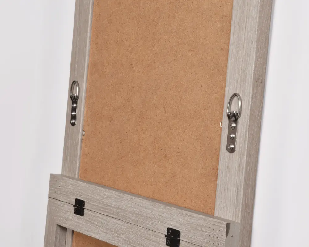 Loxley Wrap Golvspegel Grey 38x148 cm