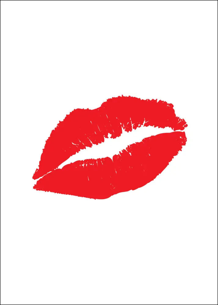 Red Lips Poster