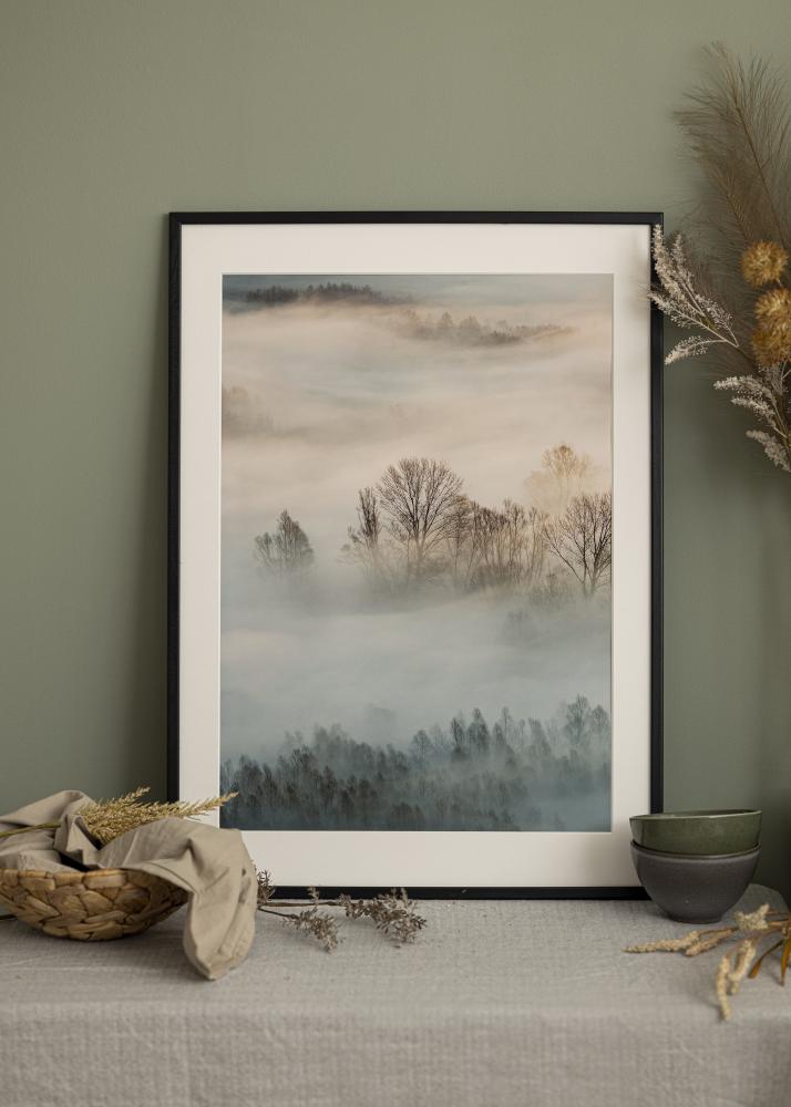 Ram Kaspar Akrylglas Svart 25x70 cm