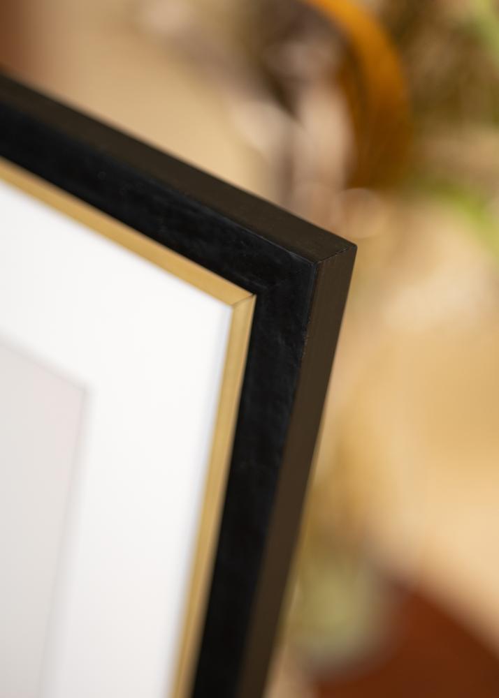 Ram Leonie Svart - Valfri Storlek