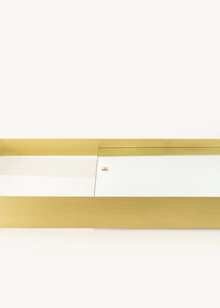 Spegel Frame Mässing 60x152 cm