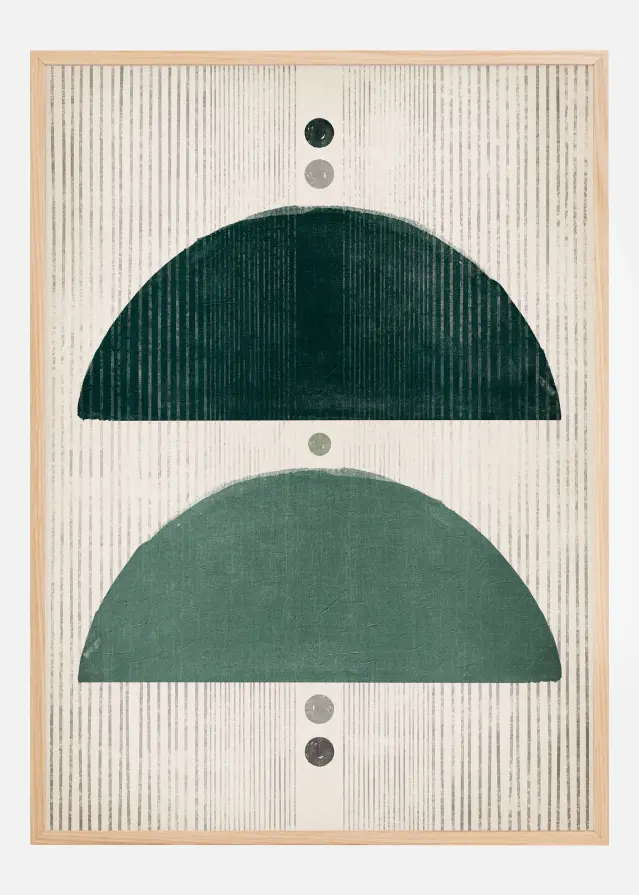 The Emerald Mushrooms Poster