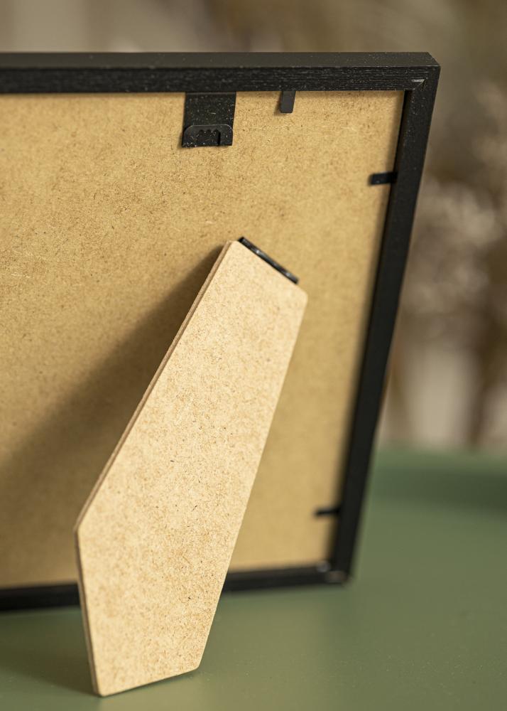 Ram Kaspar Svart 15x20 cm - Passepartout Vit 11x15 cm