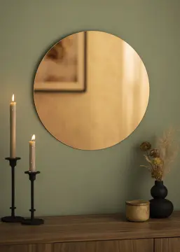 KAILA Rund Spegel Rose Gold 50 cm Ø