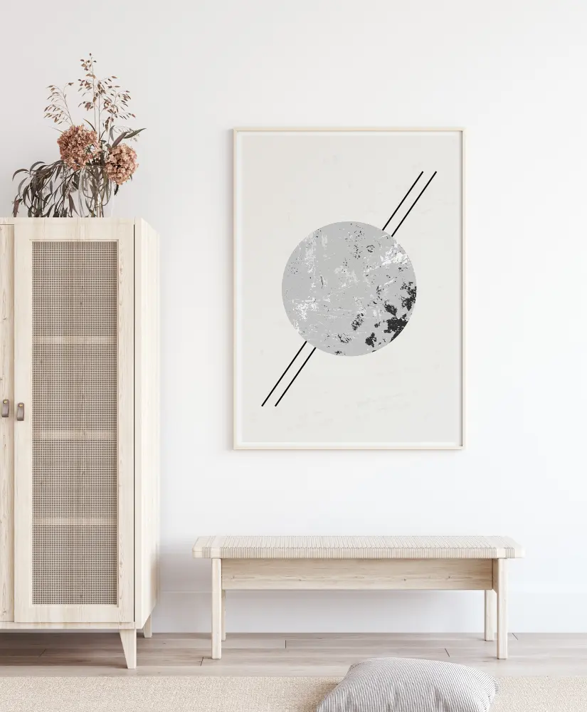 Abstract Circle II Poster