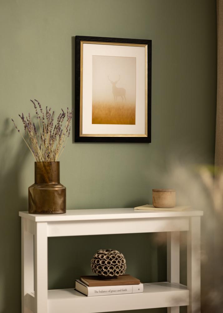 Ram Leonie Svart - Valfri Storlek