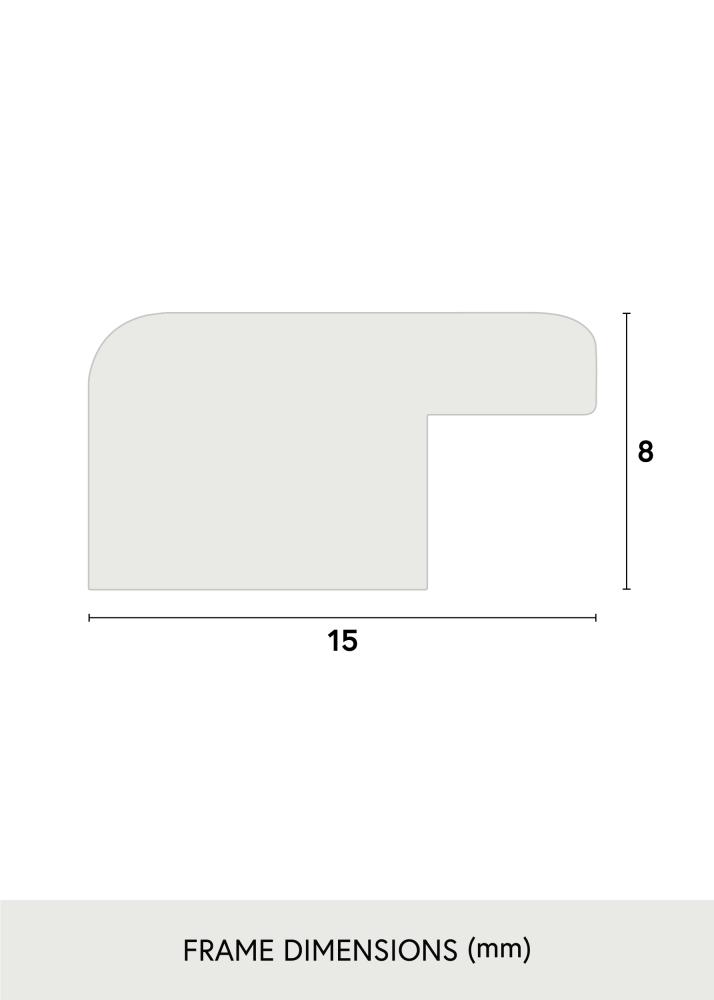 Ram Liv Akrylglas Trä 13x18 cm