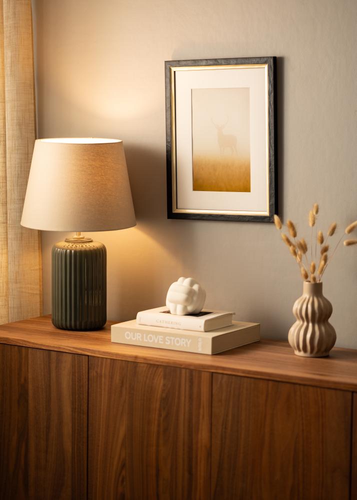 Ram Leonie Svart - Valfri Storlek