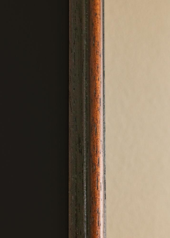 Ram Horndal Valnöt 18x24 cm - Passepartout Svart 13x18 cm