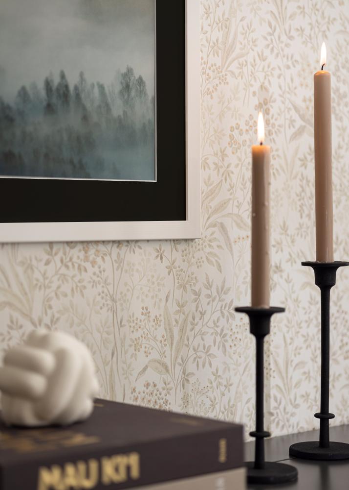 Ram Trendline Vit 35x45 cm - Passepartout Svart 24x34 cm