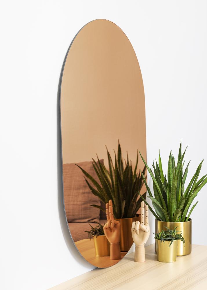KAILA Spegel Oval Rose Gold 70x100 cm