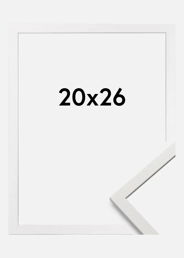 Ram Edsbyn Akrylglas Vit 20x26 cm