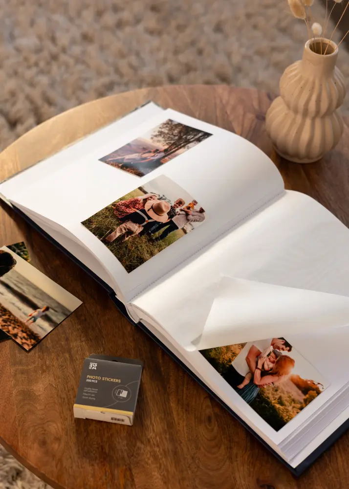 Classico Album Blå - 30x33 cm (100 Vita sidor / 50 blad)
