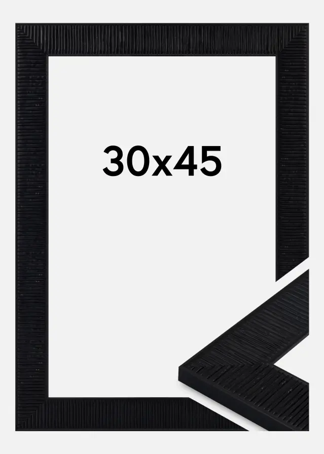 Ram Lund Akrylglas Svart 30x45 cm