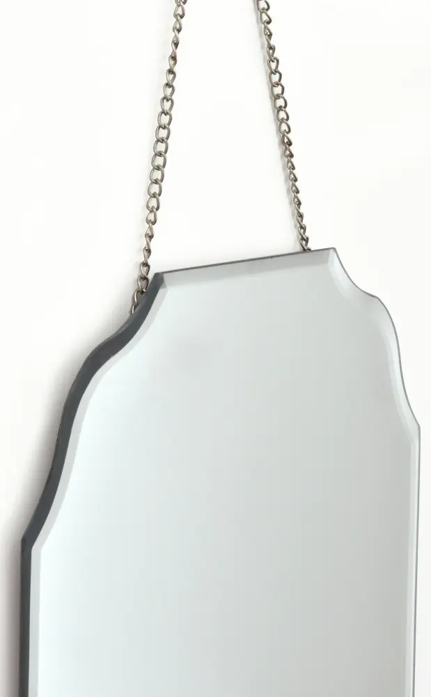 Spegel Rectangular Vintage Bevelled Edge with Chain Hanger 30x40 cm