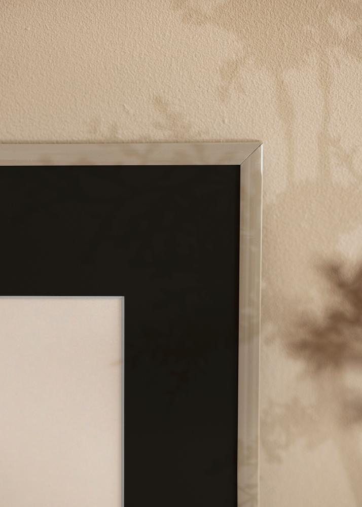 Ram New Lifestyle Earth Grey 70x100 cm - Passepartout Svart 24x36 inches