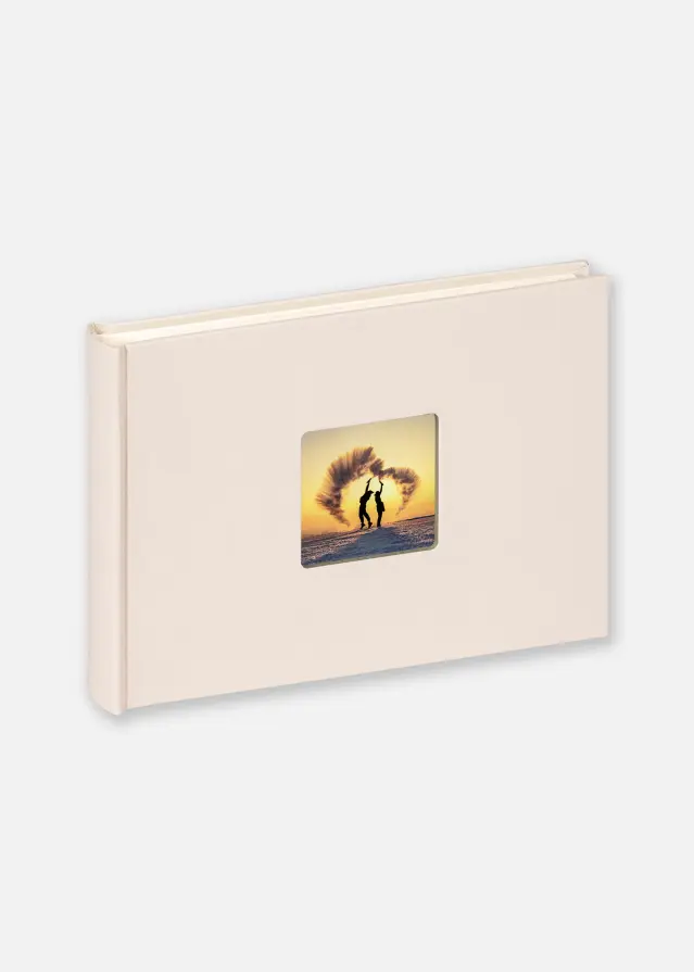 Fun Bröllopsalbum Chamois - 22x16 cm (40 Vita sidor/20 blad)