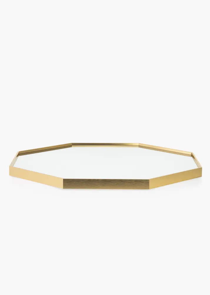 KAILA Mirror Octagon Gold 70 cm Ø