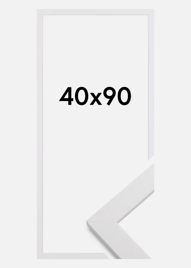 Ram White Wood Akrylglas 40x90 cm