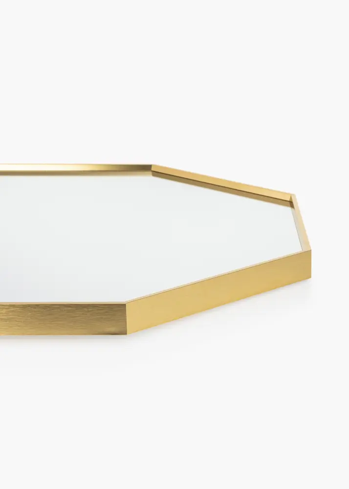 KAILA Mirror Octagon Gold 70 cm Ø