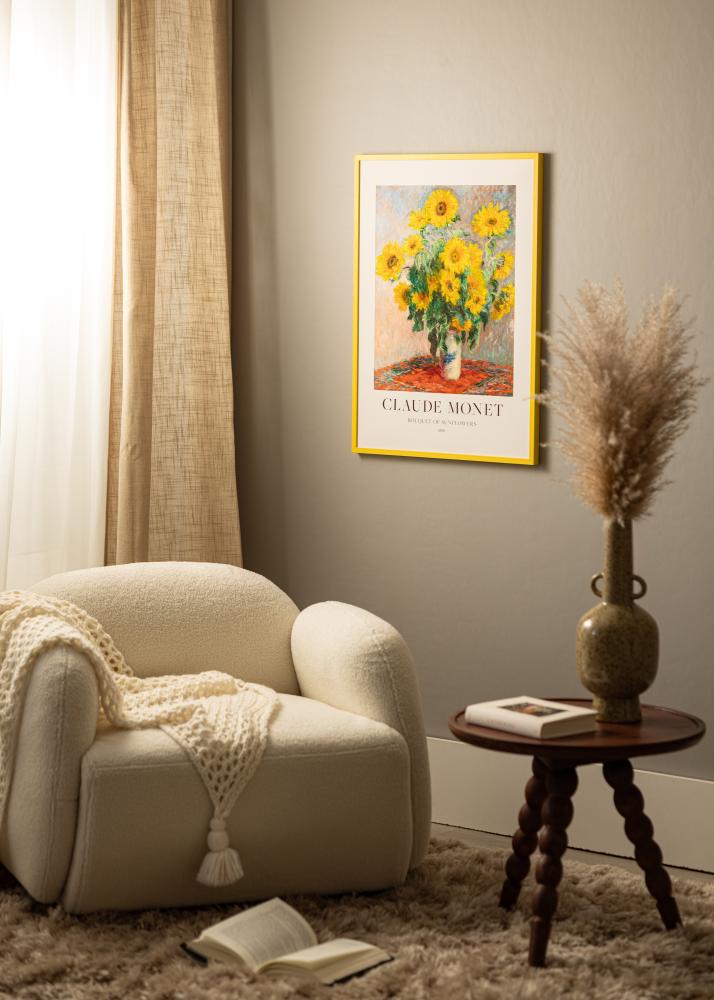 Colorful Akrylglas Gul 50x70 cm