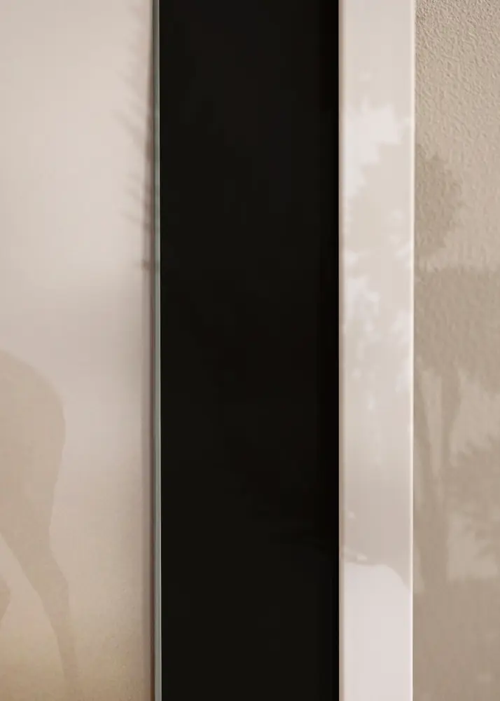 Ram Stilren Vit 30x40 cm - Passepartout Svart 21x29,7 cm (A4)