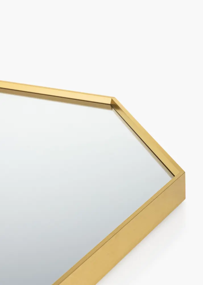KAILA Mirror Octagon Gold 70 cm Ø